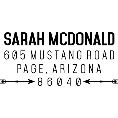 Southwestern Address Stamp