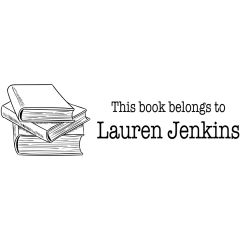 Books belong to Custom Stamp
