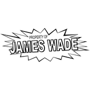 Superhero Property of Name Stamp
