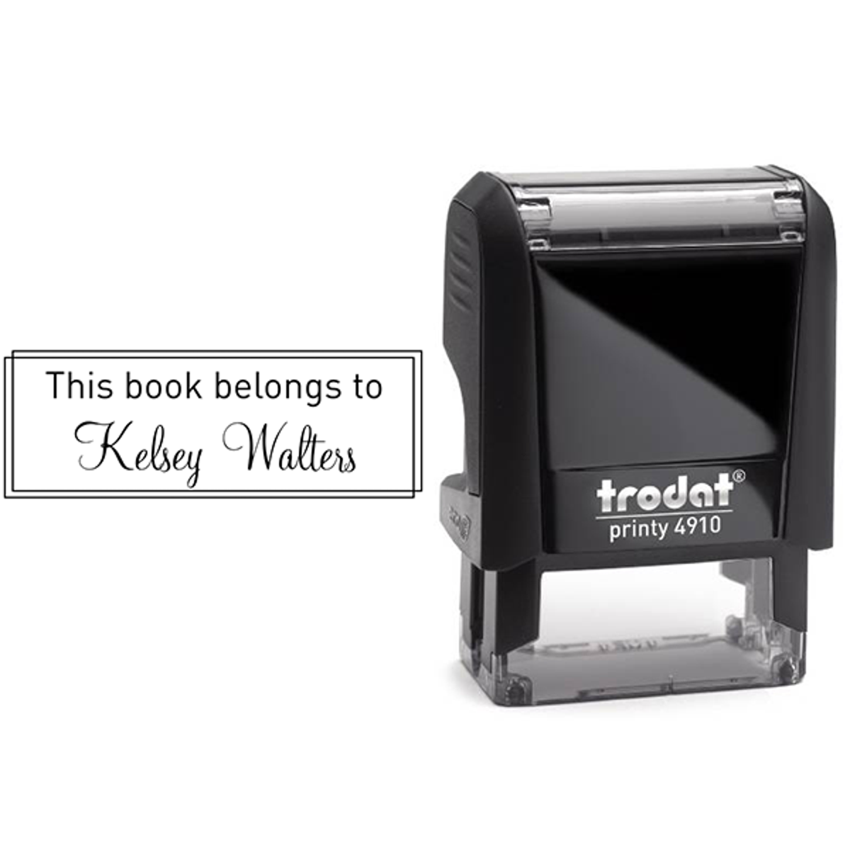 This Book Belongs Bordered Stamp Body and Design