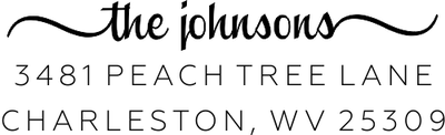 Charleston Return Address Custom Stamp