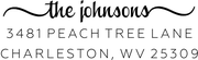 Custom Charleston Return Address Stamp