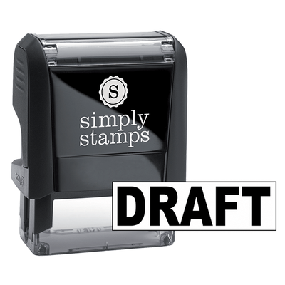 Draft Bold Stock Stamp