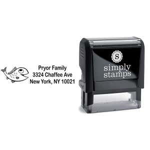 Big Fish Address Stamp Body and Design