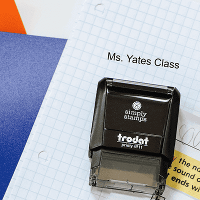 Teacher Classroom Stamp - alternate view