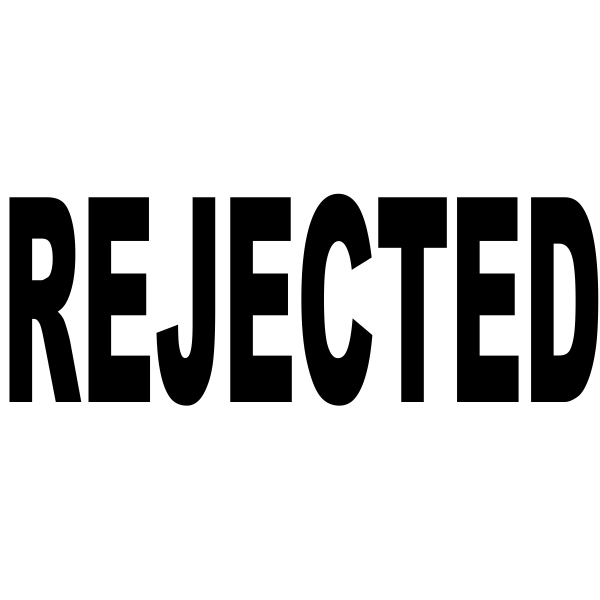 REJECTED Stock Stamp