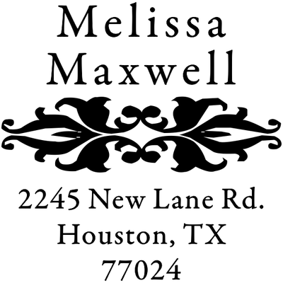Floral Decor Stamp