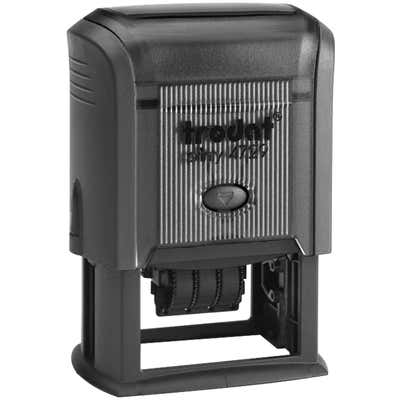 Custom Self-Inking Three Line Date Stamp - alternate view