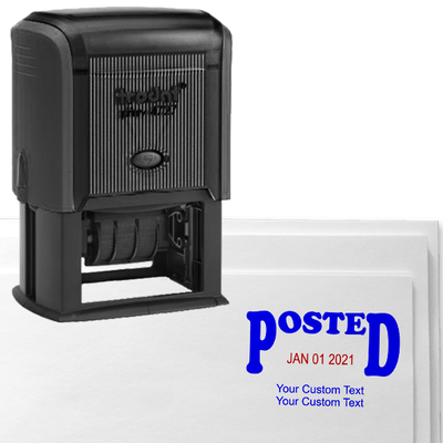 Posted Custom Date Stamp - alternate view