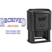 Received Stamp with Date and Custom Text