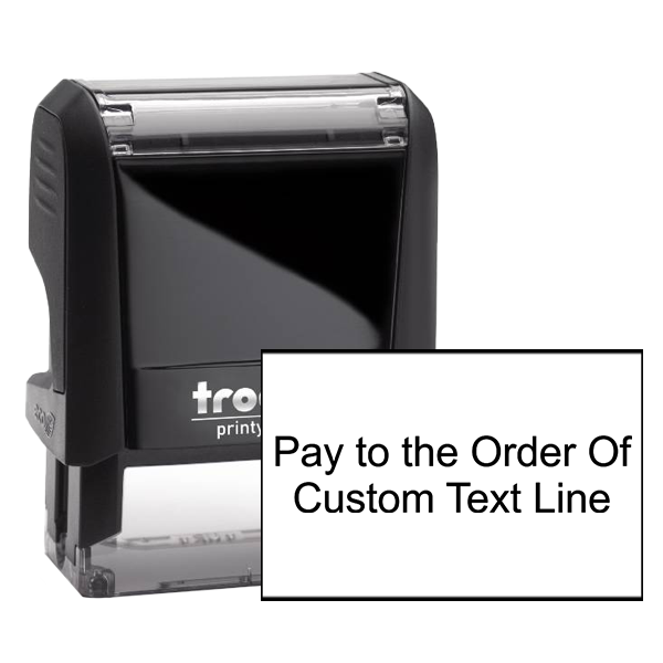 Pay To The Order Of Stamp