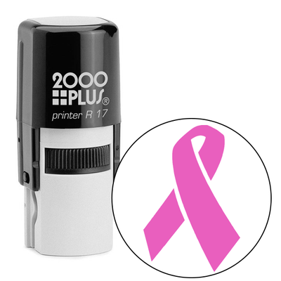 Pink ribbon stamp