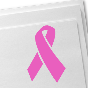 Pink ribbon stamp Imprint Example