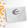 Flying Bats Return Address Stamp Imprint Example