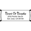 Rectangle Address Stamp