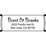Couples Address Stamp