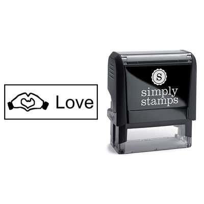 Hand Heart Love Stamp - alternate view