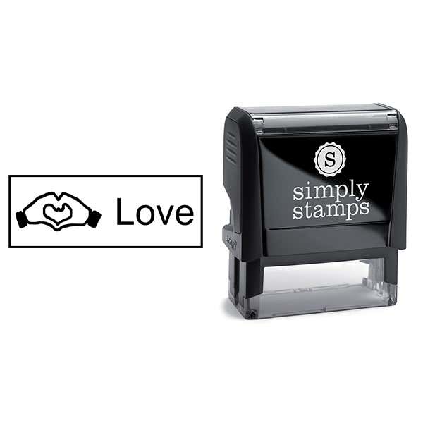 Hand Heart Love Stamp Body and Design Body and Design