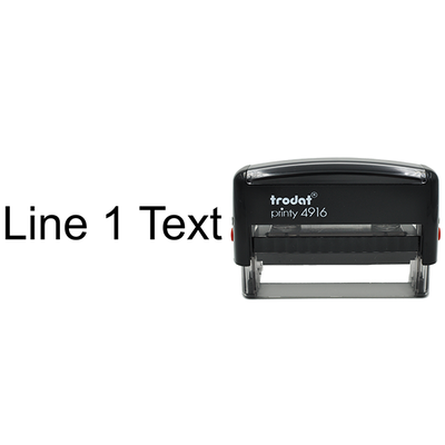 1 Line Stamp - alternate view