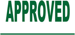 Approved Stamp Underlined