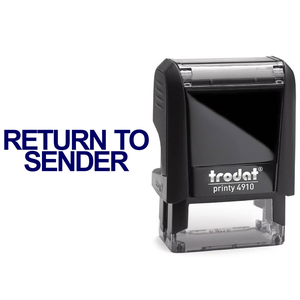 Return to Sender Stock Stamp Body and Design