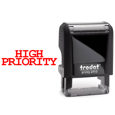 High Priority Stock Stamp - alternate view