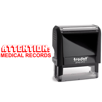 Medical Records Attention Stamp - alternate view