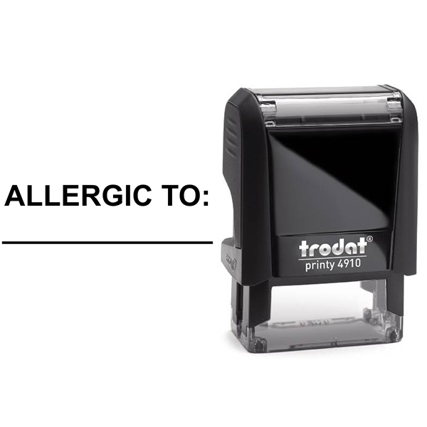 Allergic To Medical Stamp Body and Design