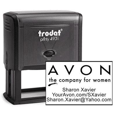 Custom Avon Consultant Stamp Style 1