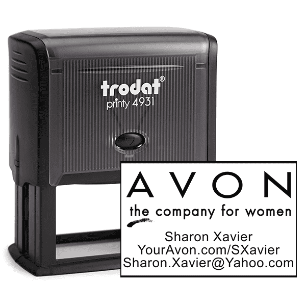 Custom Avon Consultant Stamp Style 1