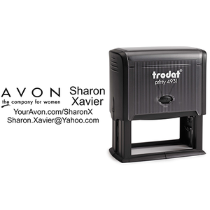 Custom Avon Consultant Stamp Style 2 Body and Design