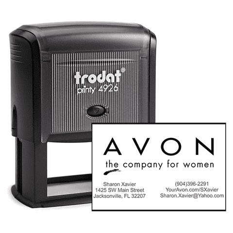 Custom Style 3 Avon Consultant Stamp