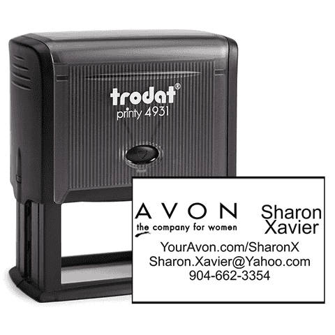 Custom Style 6 Avon Consultant Stamp