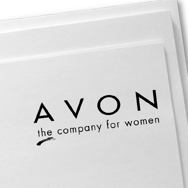 Avon Consultant Logo Stamp Imprint Example