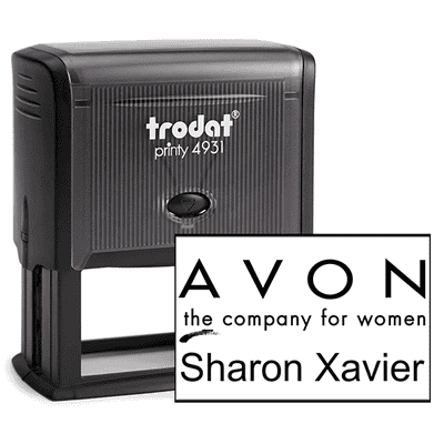 Custom Avon Consultant Stamp Style 8