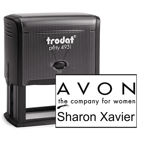 Custom Avon Consultant Stamp Style 8