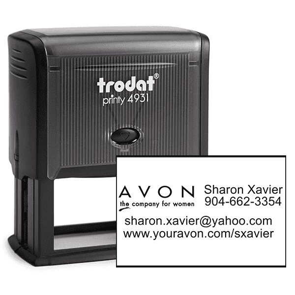 Custom Style 9 Avon Consultant Stamp