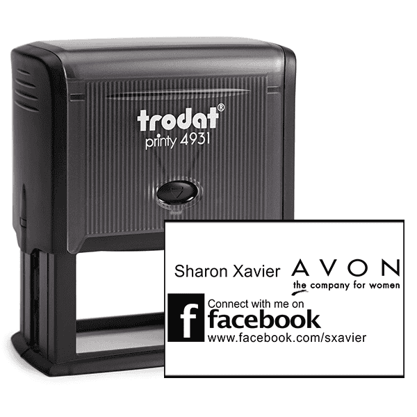 Custom Style 11 Avon Consultant Stamp