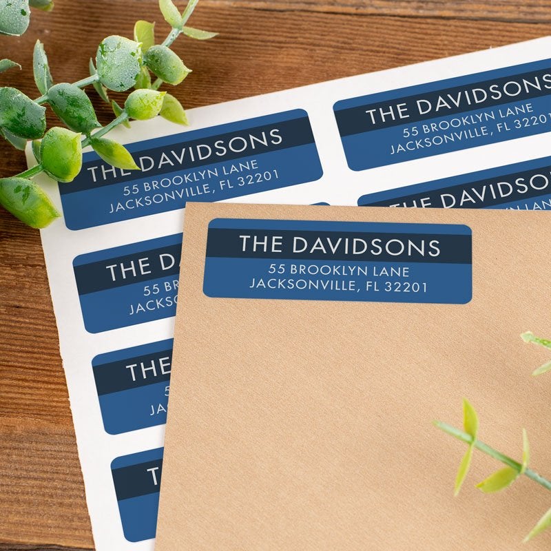 thumbnail image 2 of 30 Personalized Guitar Address Labels – Premium Labels, Customizable Sheet Music Design (BO 273) 2 of 4