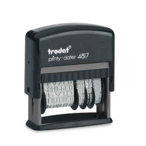 Trodat Dial-A-Phrase Dater With 12 Phrases