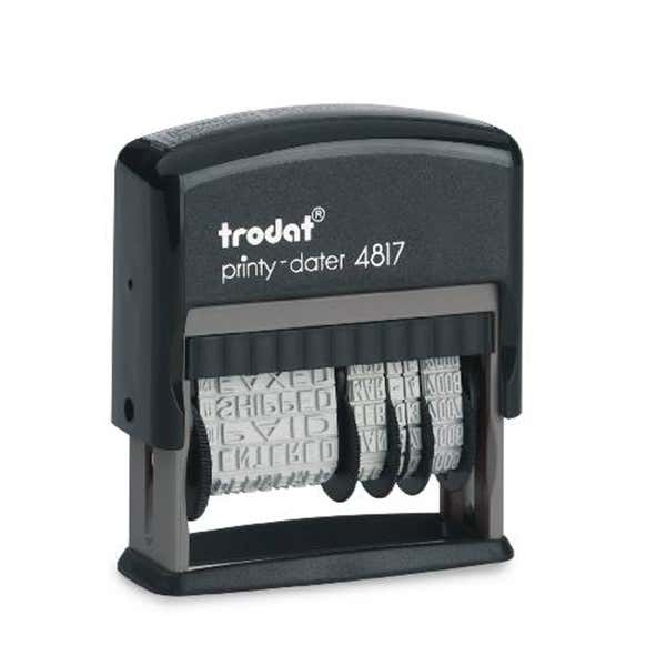 Trodat Dial-A-Phrase Dater With 12 Phrases