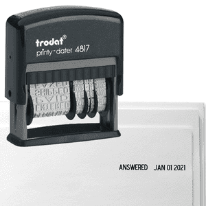 Trodat Dial-A-Phrase Dater With 12 Phrases