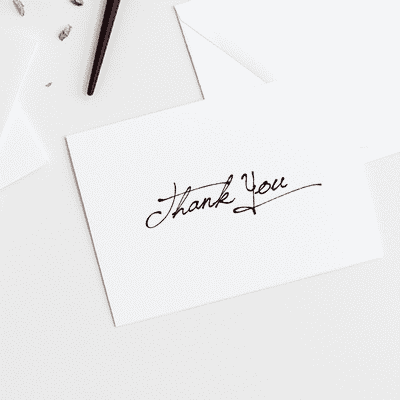 Elegant Thank You Stamp - alternate view