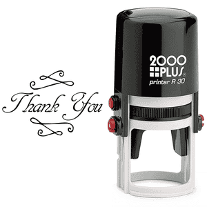 Fancy Thank You Stamp Body and Design