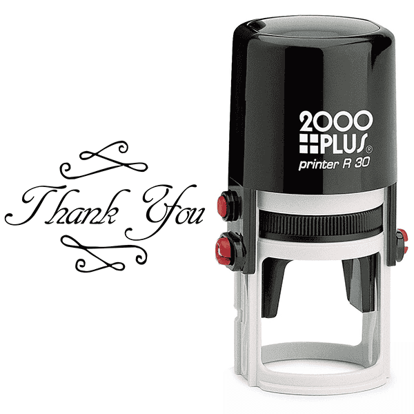 Fancy Thank You Stamp Body and Design