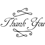 Fancy Thank You Stamp