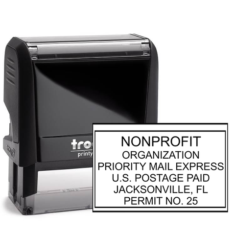 Non-Profit Organization Postage Permit Stamp 