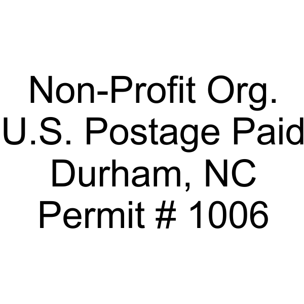 Non-Profit Org Postage Paid Permit Stamp Imprint Example