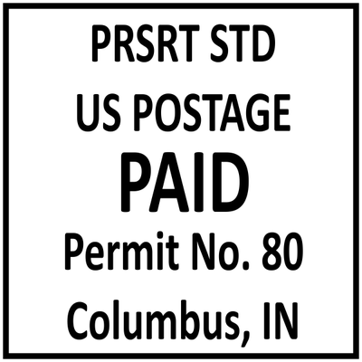 Pre-Sorted Standard Postage Paid Permit Stamp - alternate view