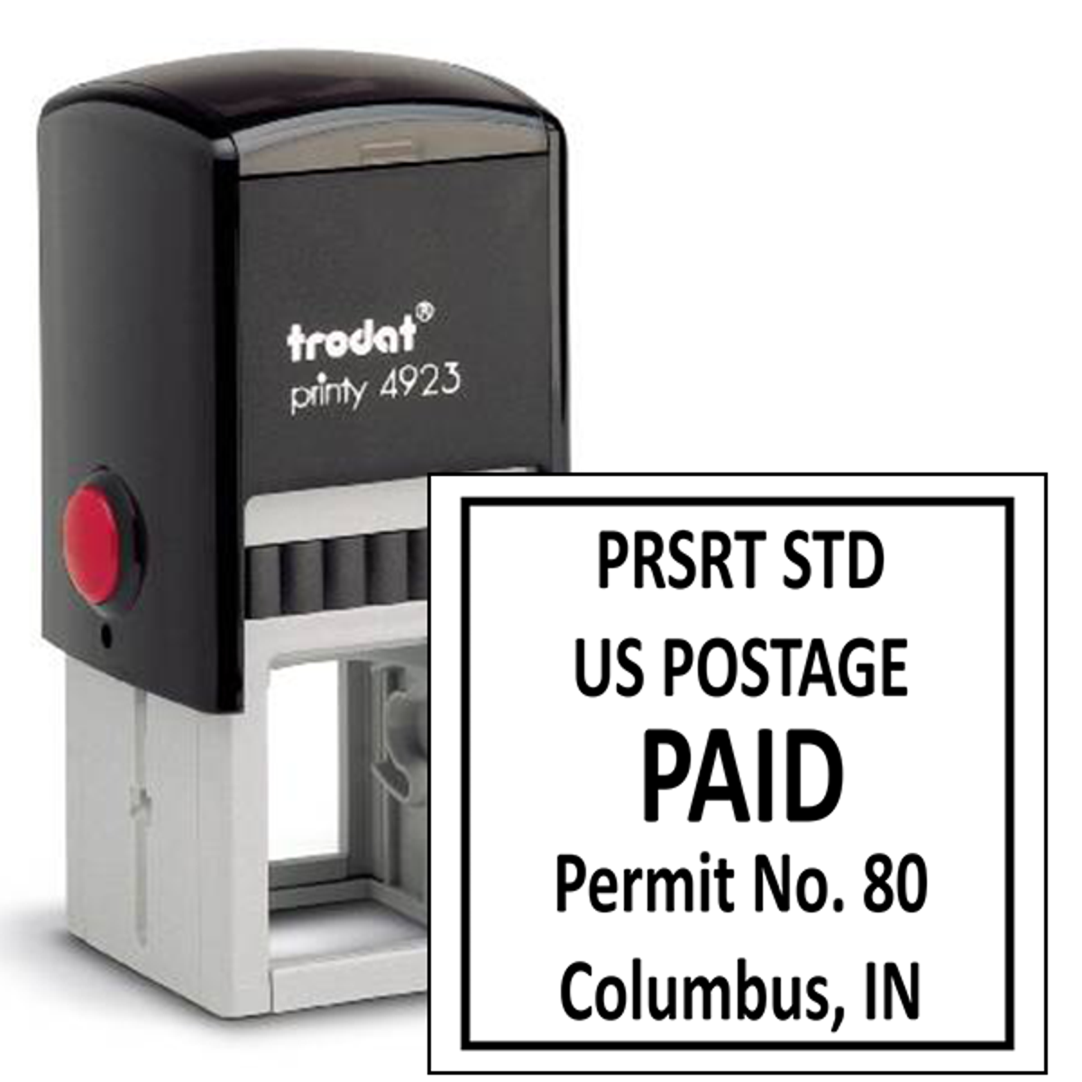Pre-Sorted Standard Postage Paid Permit Stamp
